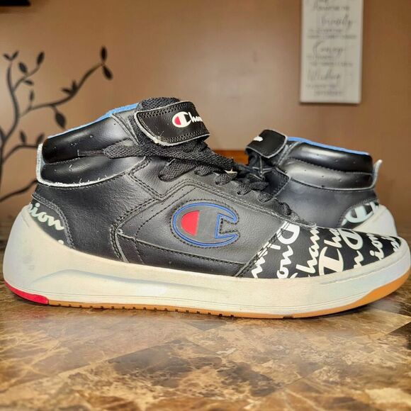 Champion Black and Red Athletic Shoes - Picture 4 of 11